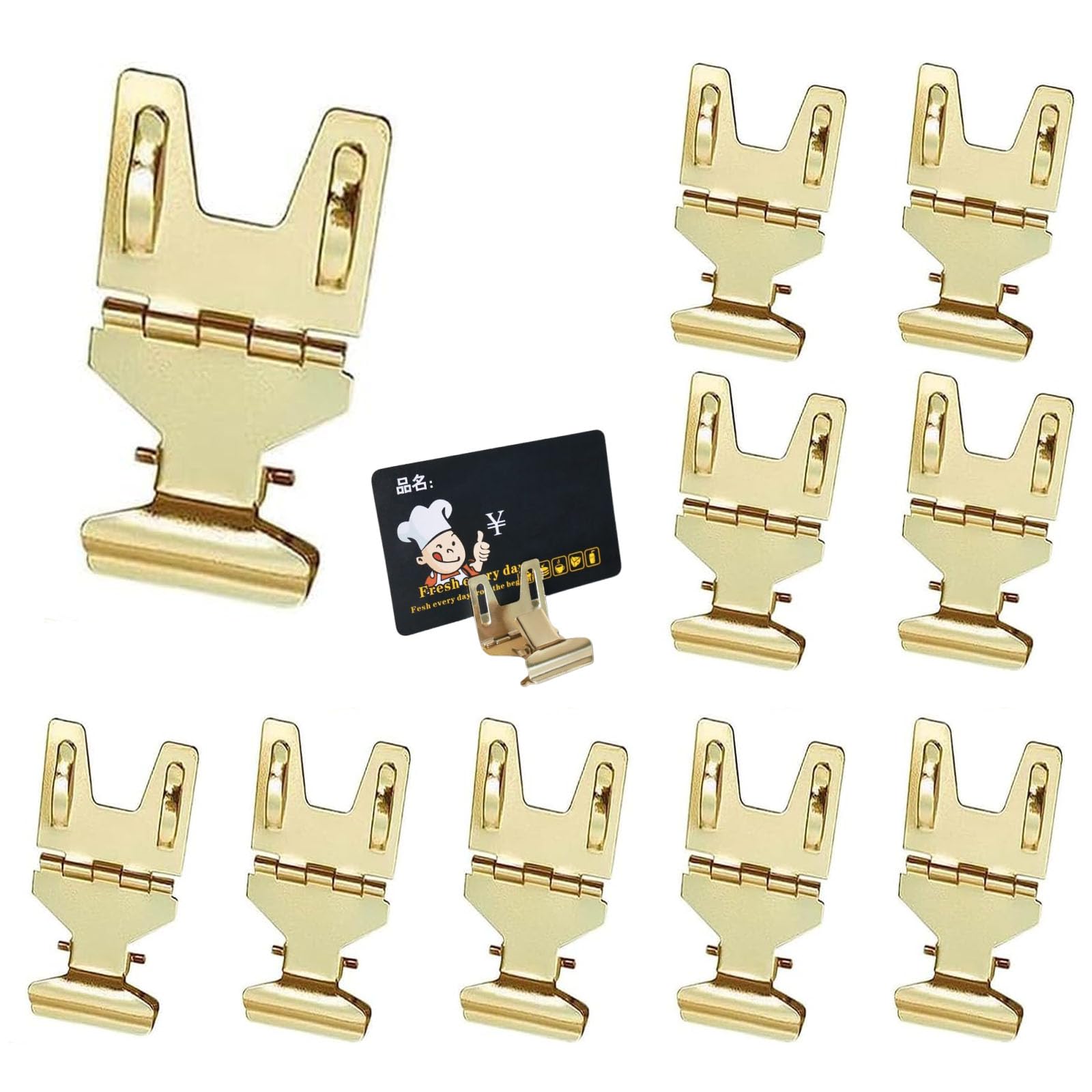 Amazon.co.jp: SensaBliss カードスタンド 10 個入り ステンレス